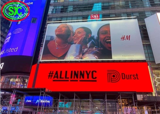 P10 pełnobarwny, wodoodporny, zewnętrzny, reklamowy, ekran LED, billboardy cyfrowe