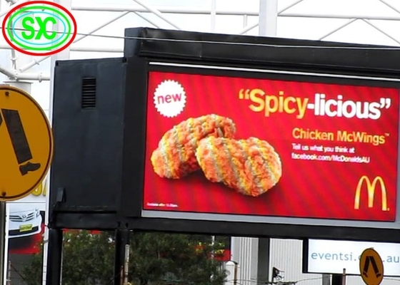 Zewnętrzny ekran LED o wysokiej jasności P8 HD Plany reklamowe w pełnym kolorze
