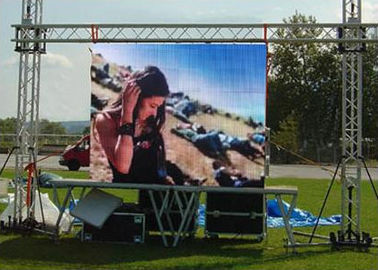 Ekran widoczny na zewnątrz Wideo P8 o jasności 7000cd 3840Hz Duży ekran IP65 P1.25 COB