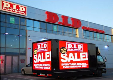 Reklama HD P8 SMD LED Screen Outdoor 160×160 moduł 7000cd / sqm p8 zewnętrzny wyświetlacz LED