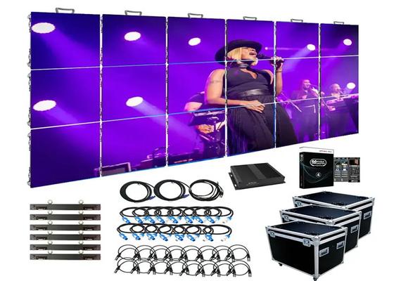 640*640mm p2.5 bezszwowe splicing scenic screen panel rent led video wall for concerts