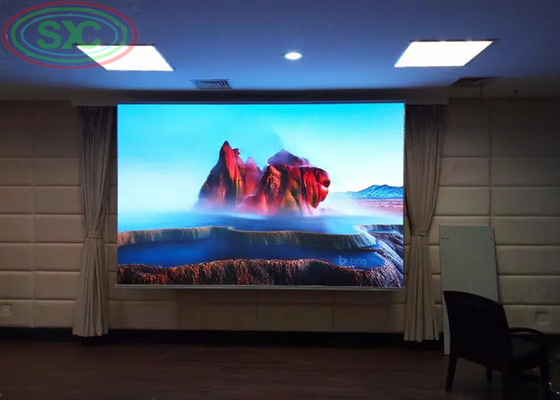 Zewnętrzny Wewnętrzny HD Scene Background Slim Led Display P3.9 Rental LED Video Wall
