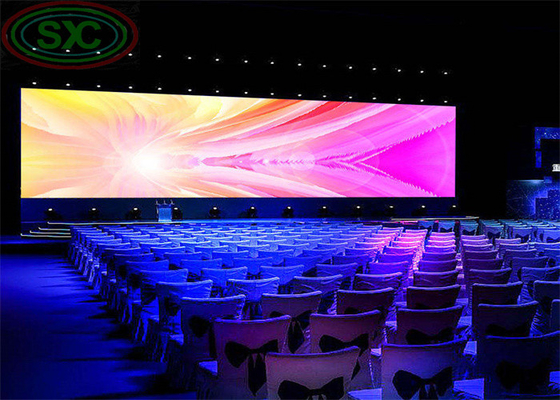 Zewnętrzny Wewnętrzny HD Scene Background Slim Led Display P3.9 Rental LED Video Wall