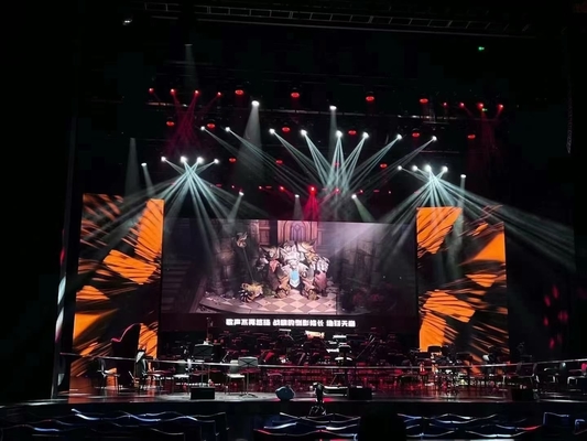 Wnętrza Reklamy Scene Ekrany LED HD Video Wall P3 Piksele Panely o wysokiej jasności