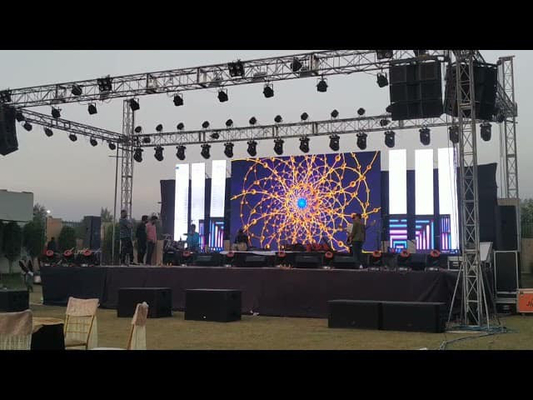 P3 Stage LED Rental Screen 111111 Punkty / Meter kwadratowy Wewnętrzny pełny kolor 3 lata gwarancji