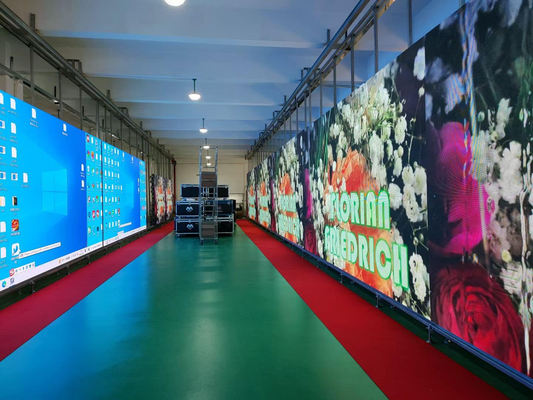 Pełnokolorowy P4 Duży ekran LED zewnętrzny 320*160mm Moduł LED wewnętrzny pełnokolorowy ekran LED