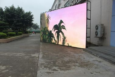 Zewnętrzny wysokiej jasności P6 LED Aluminiowy ekran, komercyjny pełnokolorowy ekran LED