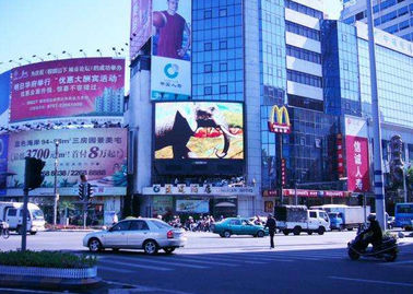 Billboard IP65 SMD Digital P10 zewnętrzne ekrany LED 960mm x 960mm wielkość szafy zewnętrzny pełnobarwny wyświetlacz LED