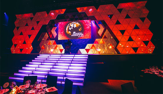 Zewnętrzna podłoga taneczna LED P4.81mm Full Color SMD3535 240W IP65 Wodoodporna