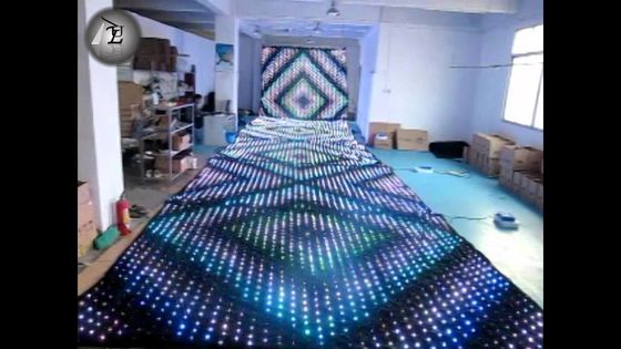 Wewnętrzny zewnętrzny 4,81 mm Pixel Pitch LED Podłoga taneczna cegła 500x500mm IP65