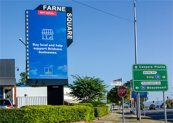 SMD2727 Zewnętrzne pełnobarwne billboardy LED do centrów handlowych i stadionów