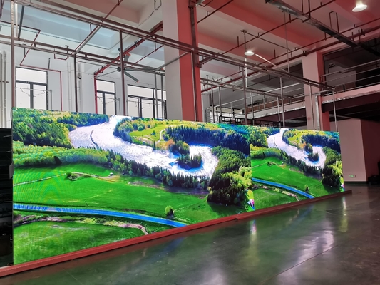 P1.875 Wnętrzny gigantyczny wyświetlacz LED 284440 kropek/m2 Reklama z szafą 480x480mm