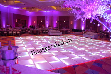 Sprzęt sceniczny impreza ślubna DJ Show Full Color RGB LED Disco Light Dance Floor Screen