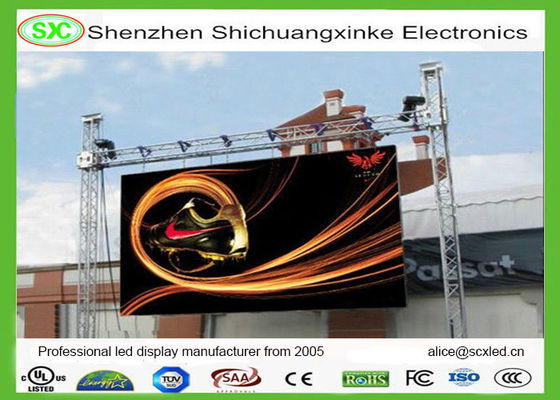 Lekka waga Super Cienka Wisząca Wyświetlacz LED, Chaming Events Led Screen 500x500