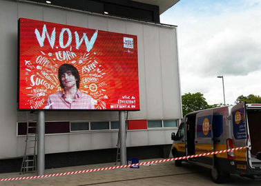 P8 LED billboard, wysokiej rozdzielczości plenerowe kolorowe billboardy LED oszczędne energię