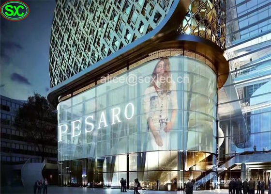 P10.42 Przezroczysty szklany ekran do okien z systemem WIFI, moc 800w