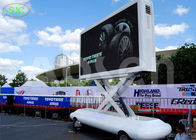 lR1G1B p4.81 Zewnętrzna mobilna cyfrowa tablica reklamowa z przyczepą, montowany na ciężarówce wyświetlacz LED