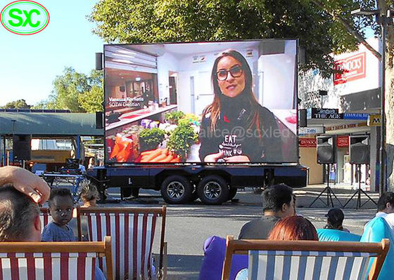 Dobra cena Reklama HD P4 Mobilna Wózkowa Wyświetlacz Wyświetlacz Led Digital Billboard Wodoodporny w Internecie