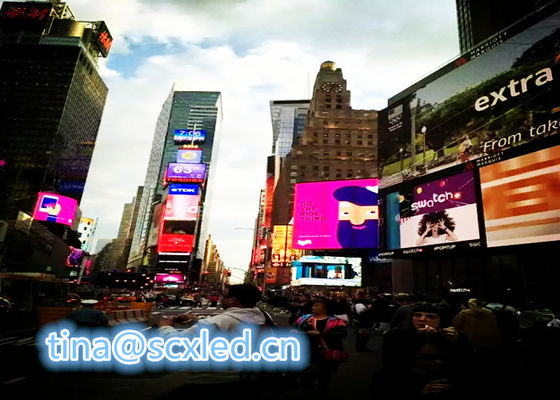 P10 Ekran reklamowy zewnętrzny LED 10 mm Pixel Pitch IP65 wodoodporny