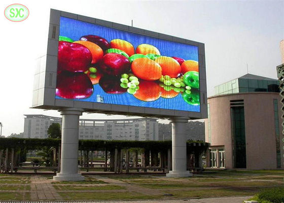 Dobra cena Tablica reklamowa ze stali i aluminium Led P10 Zewnętrzny wyświetlacz LED smd3535 duże zewnętrzne wyświetlacze LED w Internecie