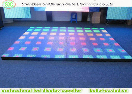 HD Full Color LED Dance Floor P6.25 Indukcja Elektroniczny wyświetlacz wideo interaktywny LED dance floor