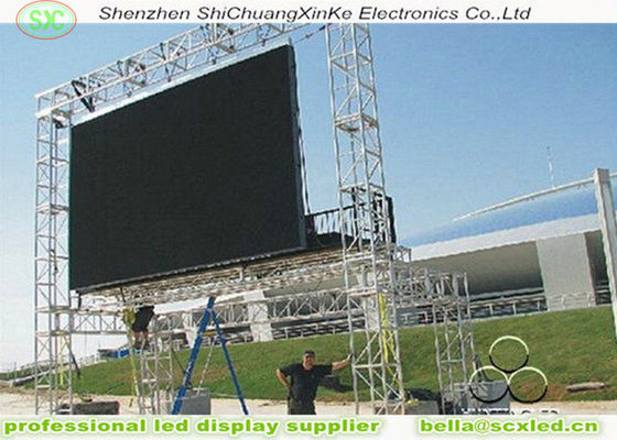 Dobra cena P3.91 Zewnętrzny ekran aluminiowy do odlewania LED SMD2121 500mm X500mm Standardowa obudowa aluminiowa do odlewania 3 lata gwarancji w Internecie