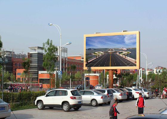 Zewnętrzny ekran LED P8 Full Color Billboard, rozstaw pikseli 8mm, wodoodporność IP65