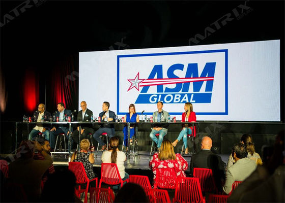 Utrzymanie przedniej części wnętrza P2.5 wynajem wyświetlacz LED LED ściana do kina