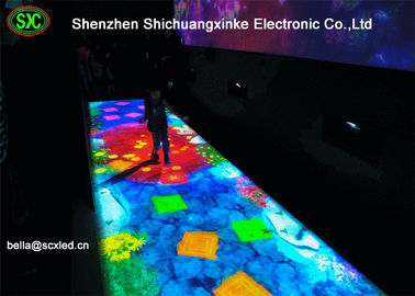 1R1G1B Zewnętrzny P6 IP65 LED Dance Floor 1/8 Scan For Concert Advertising