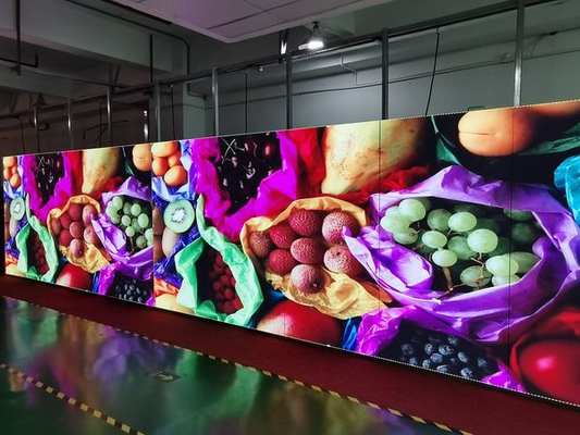 P3.91 Wnętrze pełnobarwne wyświetlacz LED z zawieszeniem Gęstość pikseli 40000/m2