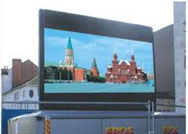 Pełnokolorowy wyświetlacz znaków samochodowych P5 LED, wyświetlacz wideo z szafką aluminiową