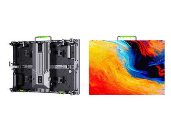 Wnętrze P4.81mm Full Color LED Video Wall Screen 500x1000mm Gabinet