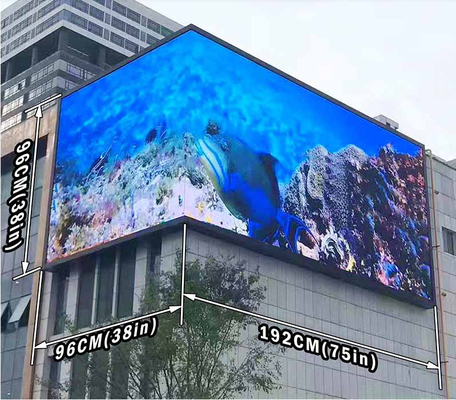 P6 W pełni kolorowy ekran reklamowy zewnętrzny LED Aluminiowy 3 lata gwarancji