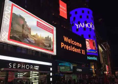 Ekran aluminiowy SMD P4 wodoodporny billboard zewnętrzny, ekran LED drogowy