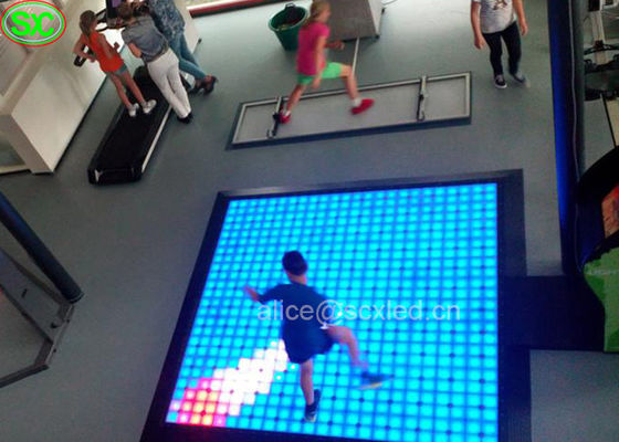 Dobra cena P8.9 3D Magic Interactive Ślub RGB Podłoga Dance LED 1000X1000mm 5000hz Odśwież w Internecie
