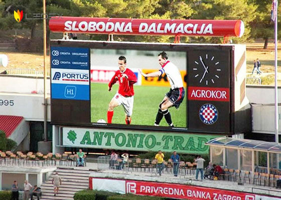 Stadion piłki nożnej na zewnątrz P5 Digital Big LED Display Video Wall Billboard wodoodporny Wysoka jasność