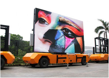 Zewnętrzny HD w pełnym kolorze Video Truck Mounted Led Screens Multimedia Reklama P10