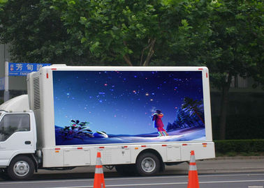 Zewnętrzny HD w pełnym kolorze Video Truck Mounted Led Screens Multimedia Reklama P10