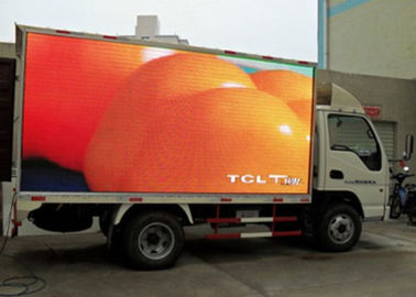 1R1G1B P10 Mobilna ciężarówka LED Display Outdoor Full Color Reklamy Sygnał przyczepy