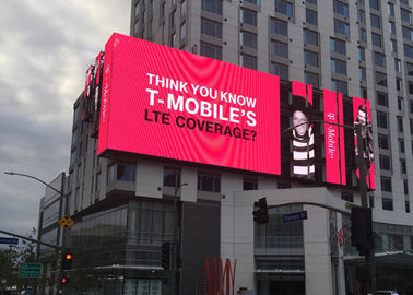 Wypożyczalny ekran wodoodporny HD niskiej energii IP65 stały P10 LED wyświetlacz Billboard