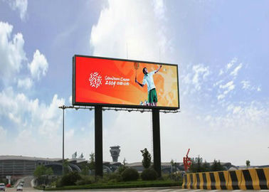P8 Stalowa szafa zewnętrzna LED Aluminiowy ekran do reklamy
