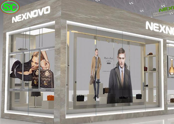 Wypożyczalnia kurtynowych ekranów LED przezroczystych LED MBI5124 Jasność dostosowana do potrzeb użytkownika