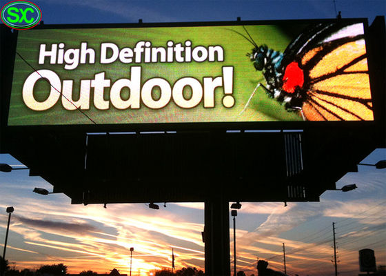 Dobra cena High Resolution 10mm Outdoor Billboard LED / RGB led panele ekranowe reklamę w Internecie