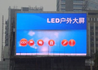Full Color Die-Cast Aluminium Advertising Outdoor LED Display 10mm Pixel Pitch 3 dla stacji
