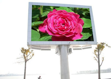 Zewnętrzny cyfrowy billboard montażowy wideo w pełnym kolorze P10 Duży ekran reklamowy LED