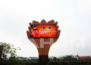 Zewnętrzny cyfrowy billboard montażowy wideo w pełnym kolorze P10 Duży ekran reklamowy LED
