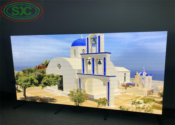 Wynajem sceny LED Display, wnętrze P3 z aluminiową obudową, 128 X 64 Dot Matrix