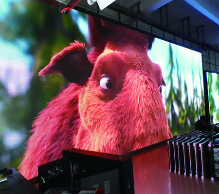 P0.9 wynajem zewnętrznych szaf ekranów LED IP65, jasność 6500cd, diody Nationstar, wewnętrzna tablica wyświetlacza LED