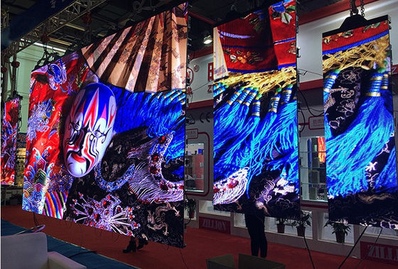 Wyświetlacz LED COB P0.9 / Wewnętrzny, pełnokolorowy ekran LED Gęstość 27777 Zasilacz Meanwell