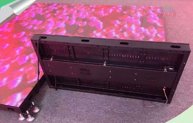 Wewnętrzna P6.25 LED Dance Floor dla klubu nocnego DJ, 1/5 gęstości skanowania WIFI sterowanie LED dance floor